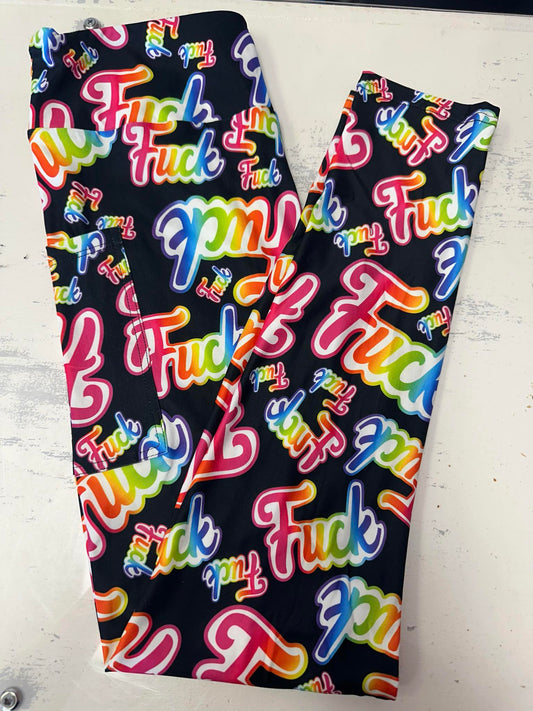 F Bomb Leggings w/ Pockets