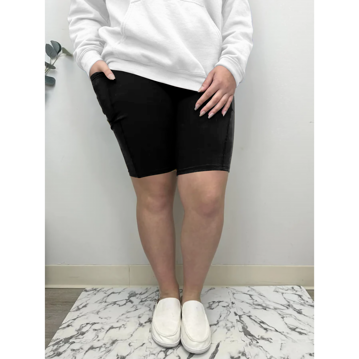 Black Bermuda Shorts w/ Pockets